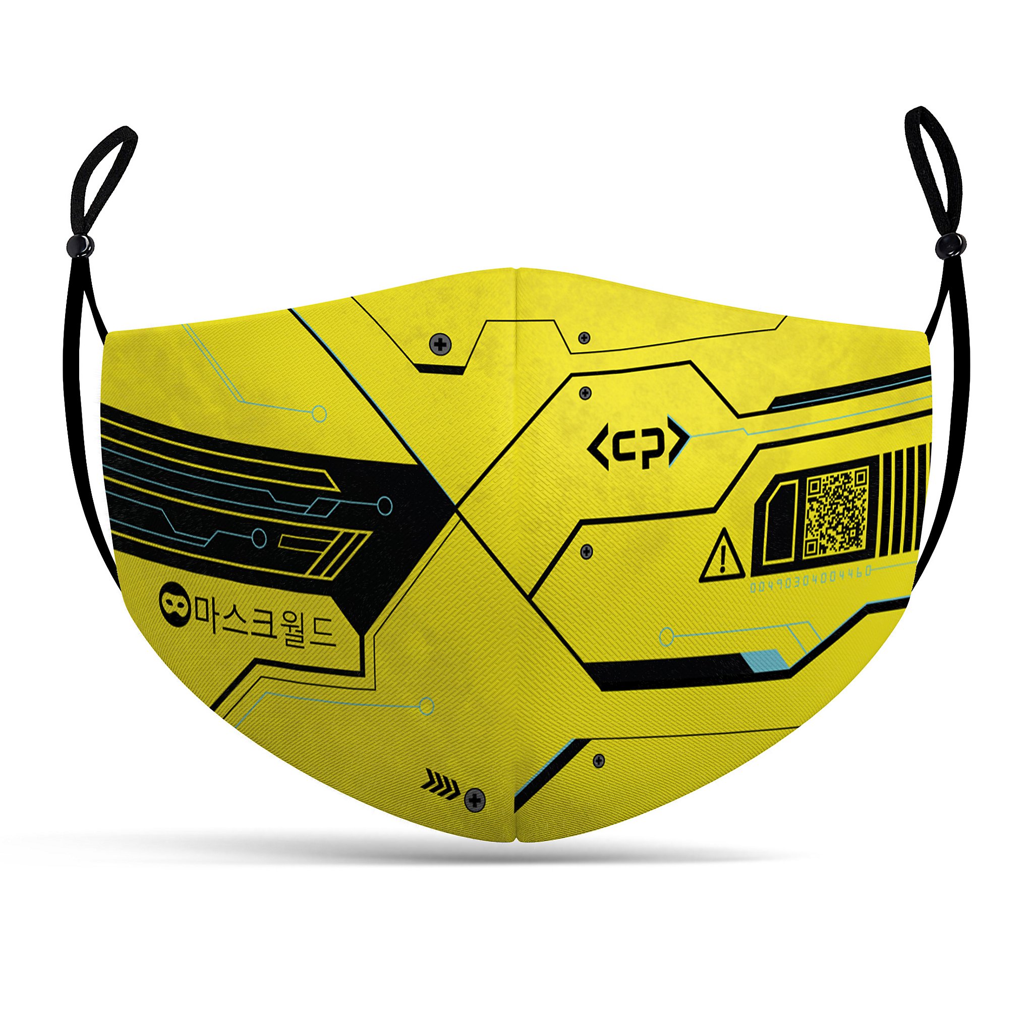 Mascarilla De Tela Cyberpunk