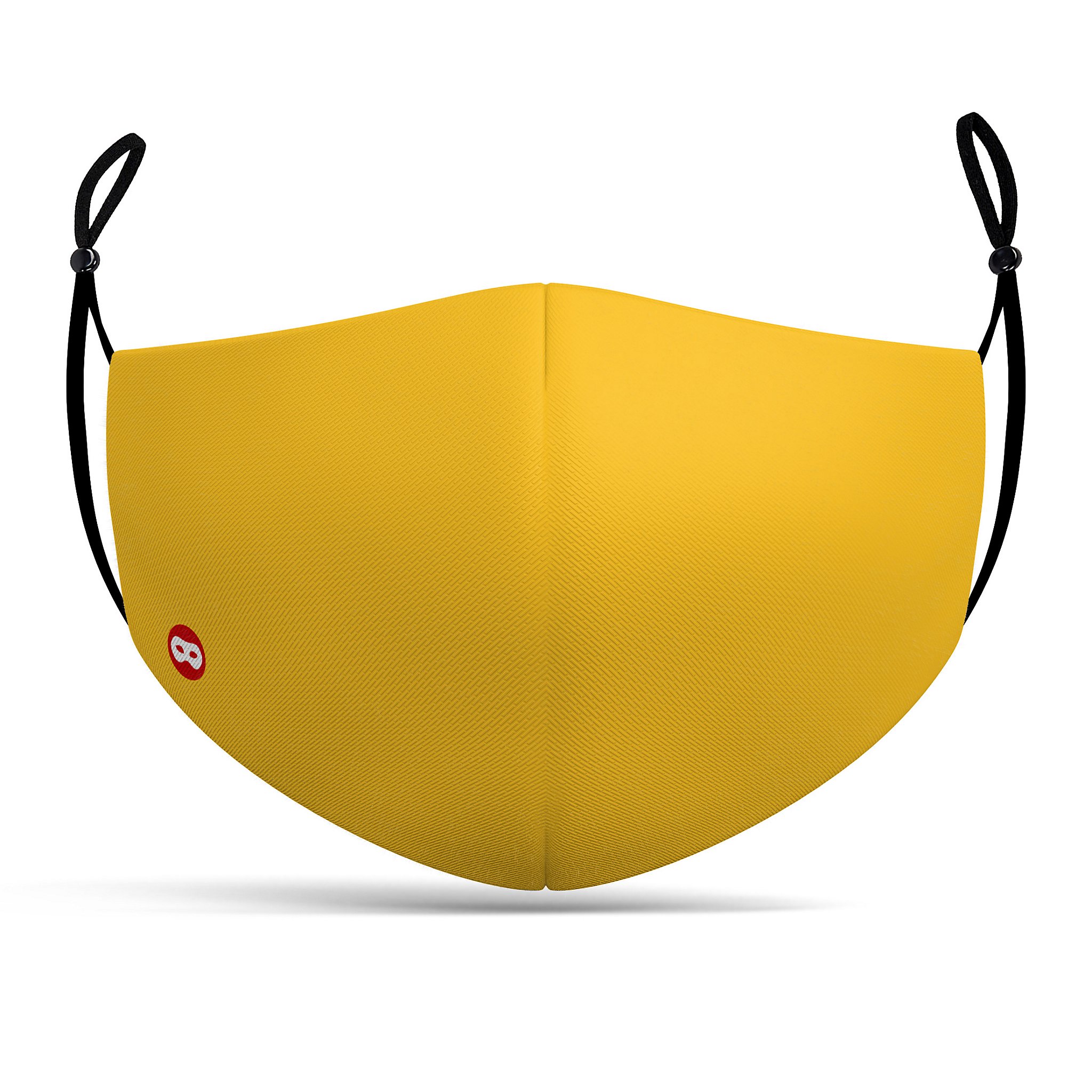 Masque en tissu jaune