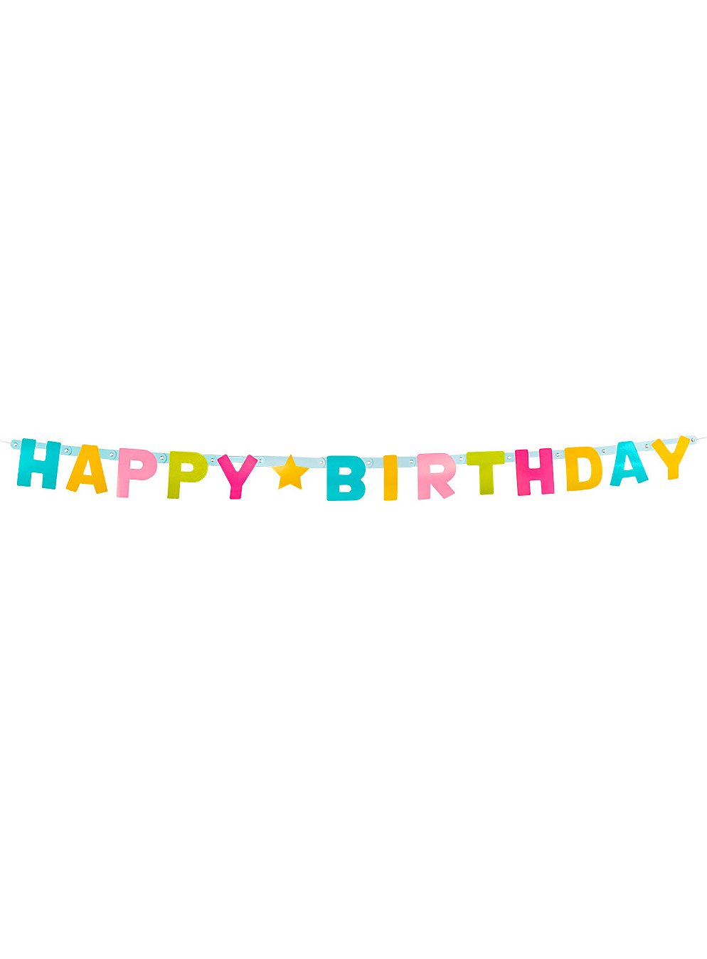 Happy Birthday letter garland