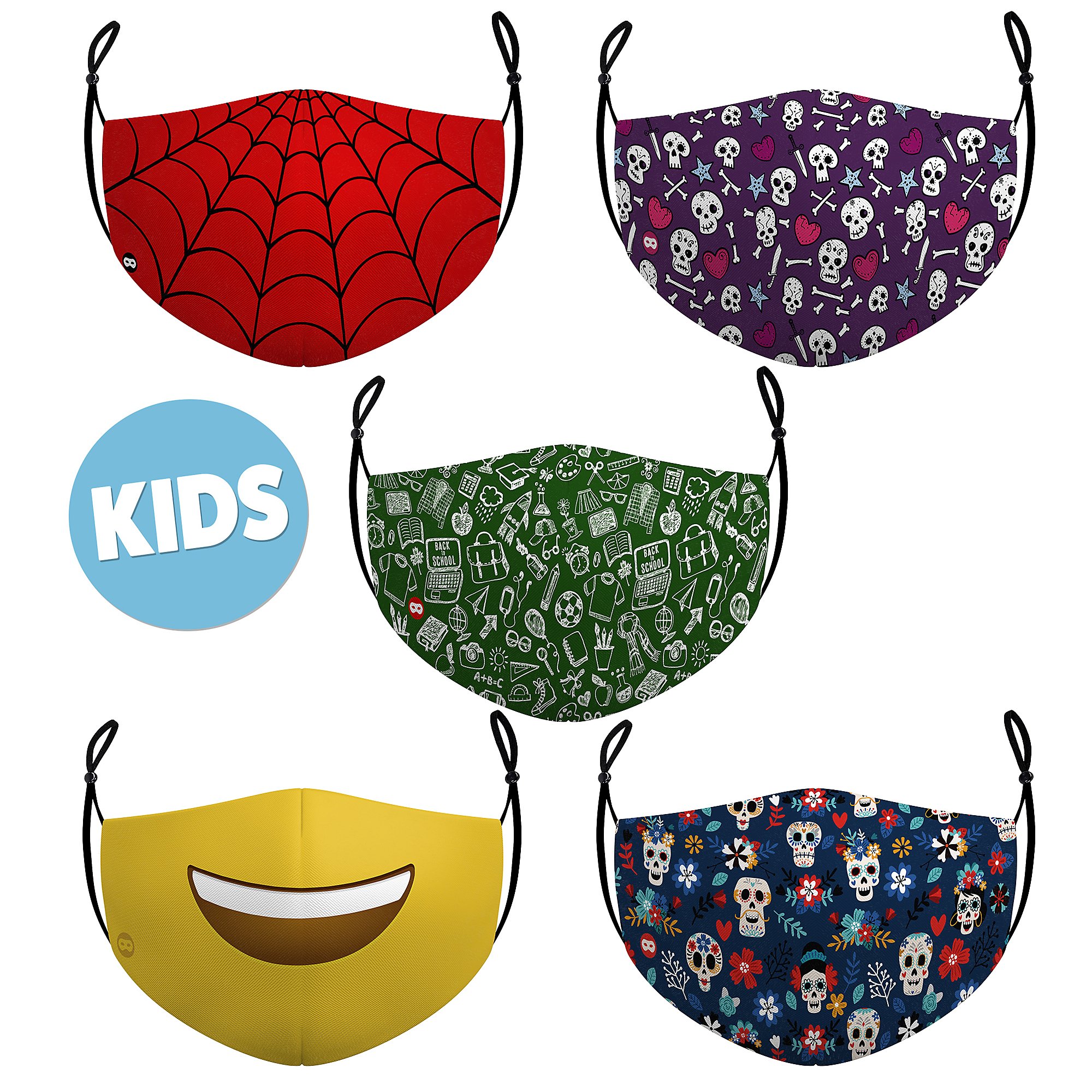 Fabric Masks for Kids Economy School