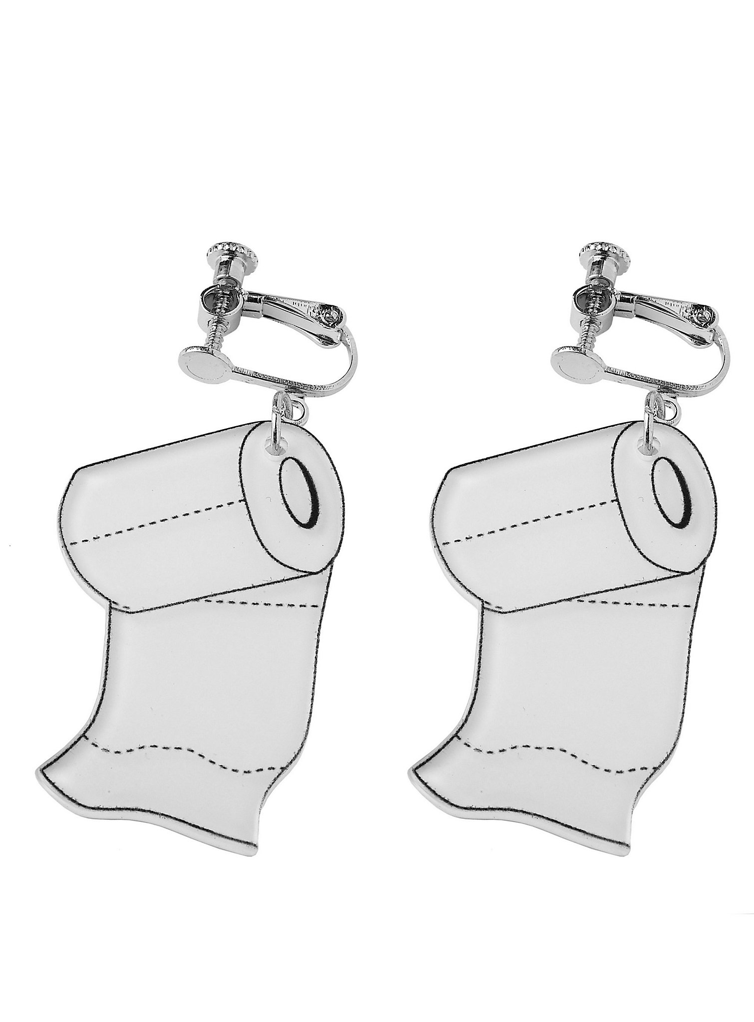 Toilet Paper Earrings