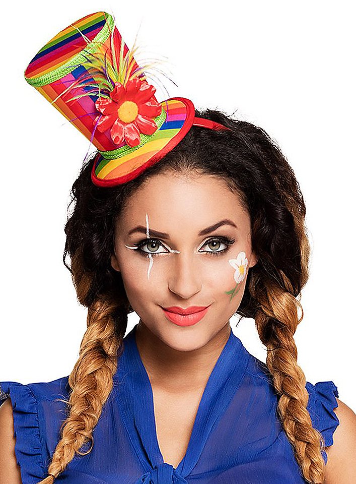 Clown hat hair clip