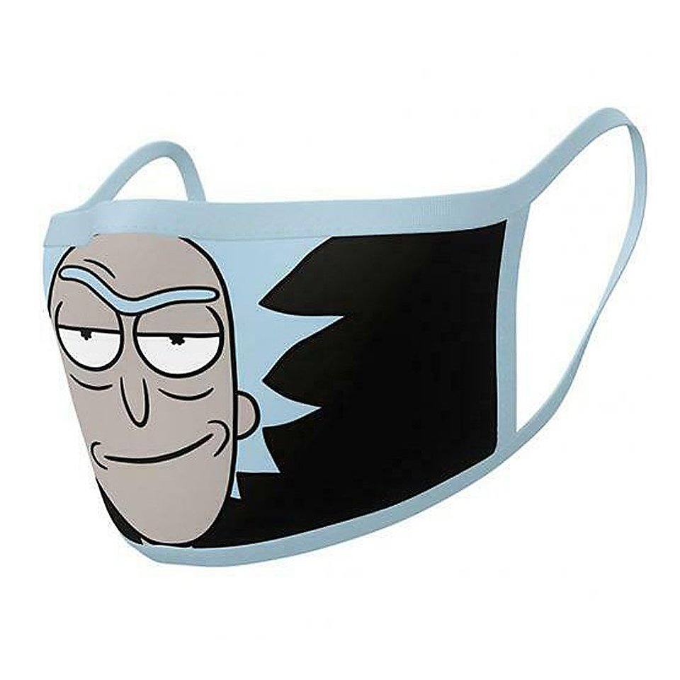Rick & Morty - Rick Face Covering Double Pack