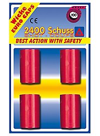 100-Skuds Ammunition Til Legetøjspistol, 20 Ruller