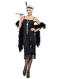 1920'erne Selebkjole Sort