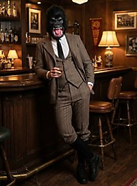 20's dandy brown costume set for men