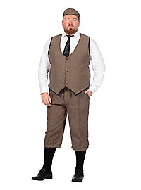 20's dandy brown costume set for men