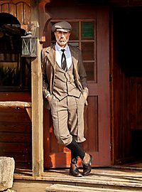 20's dandy brown costume set for men