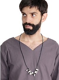 3D-Druck - 8 Stk. menschliche Zähne als Anhänger mit Lederband