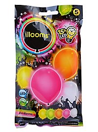 5 ballons LED sunny de illooms