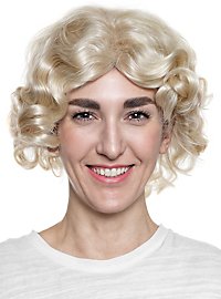 50er Jahre Lockenperücke kurz blond