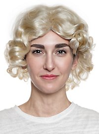 50er Jahre Lockenperücke kurz blond