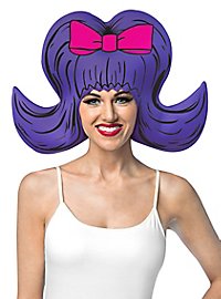 60s foam wig violet