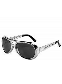70er "King of Rock" Sonnenbrille silber
