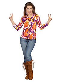 70S Blouse Psychedelic Orchid