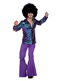 70s shirt Disco Dancer purple