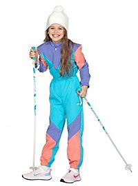 80er Skianzug Kostüm für Kinder