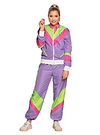 80'erne Træningsdragt Lilla Til Kvinder