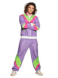 80'erne Træningsdragt Lilla Til Mænd
