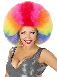 Afro XXL Paryk Farverig