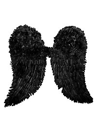 Ailes d'anges en plumes noires