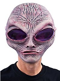 Alienmaske Außerirdischer aus Latex
