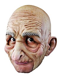 Alter Mann Kinnlose Maske aus Latex