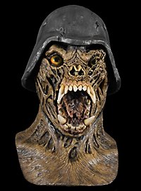American Werewolf Zombiesoldat Maske aus Latex