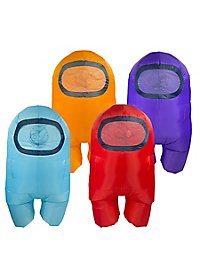 Among Us Inflatable Kids Costume Cyan