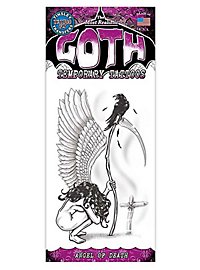 Angel of Death Gothic Temporary Tattoo