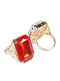 Anillo de Papá Noel Rectangular