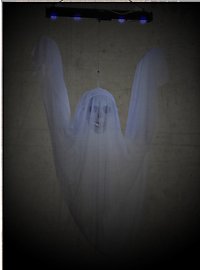 Animated floating ghost with sound