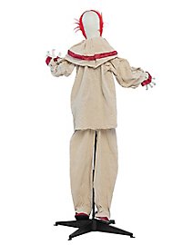 Animated Scary Clown Halloween Decoration With Light And Movement