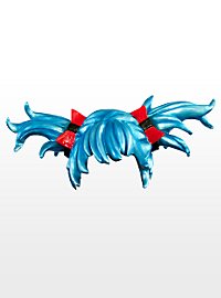 Anime blue Latex Wig