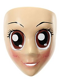 Anime Mask with Brown Eyes