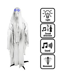 Animeret Gyser Spøgelse Halloween Pynt Med Lys Og Bevægelser – 170 Cm