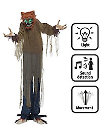 Animierter Werwolf Halloween Deko mit Licht und Bewegungen – 160 cm