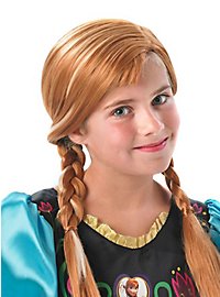 Anna and Elsa costume box with two children's costumes and two wigs
