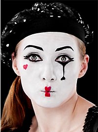 Aqua Makeup Sæt Sort-Hvid-Rød