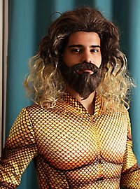 Aquaman Perücke mit Bart