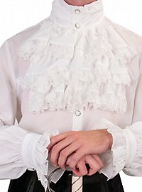 Aristokratenhemd mit Jabot - Louis, weiß