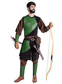 Armure d'archer en cuir noir