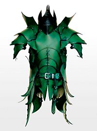 Armure de guerrier Orc en cuir vert