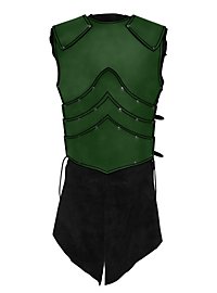 Armure d'elfe guerrier en cuir vert