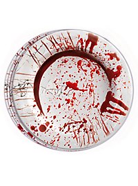 Assiettes en carton Taches de sang, 6 pièces