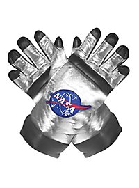 Velcoxplay Astronautenkostuum voor heren, ruimtevaarder, astronautenpak, overall, outfit, zilver en blauw, XL