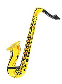 Aufblasbares Saxophon