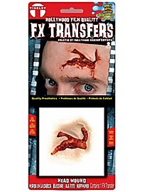 Aufgeplatzte Stirnwunde 3D FX Transfers