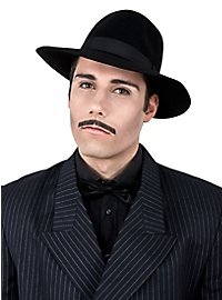 Baffi da gangster professionali realizzati con capelli veri