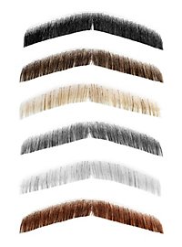 Baffi da gangster professionali realizzati con capelli veri